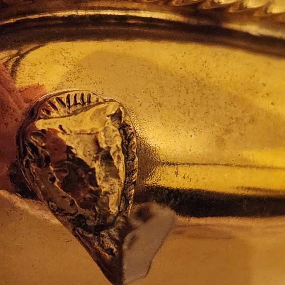 Vintage Brass Salt Cellar - Picture 11 of 12